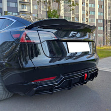Load image into Gallery viewer, Spoiler Compatibility with 2017-2023 Model 3 PSM Style Rear Trunk Spoiler Wing Lid Car Styling Kits - installed fitment view