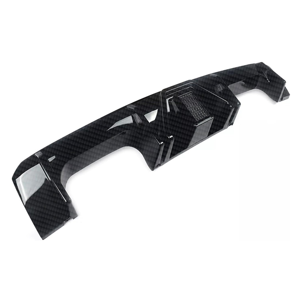 Rear Diffuser Compatibility with 2021-2024 G80 M3 G82 G83 M4 Rear Lower Bumper Diffuser Lip Kit - installed fitment view