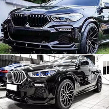 Load image into Gallery viewer, Front Lip Compatibility with 2020-2023 X6 G06 M Sport Front Bumper Lower Valance Chin Lip Splitter - installed fitment view