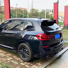 Load image into Gallery viewer, Roof Spoiler Compatibility with 2018-2023 X3 G01 MP Style Rear Trunk Spliter Wing Lip (Gloss Black) - installed fitment view
