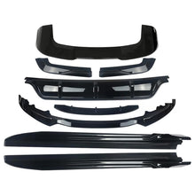 Load image into Gallery viewer, Body Kit Compatibility with 2013-2018 X5 F15 M Tech Front Chin Lip Rear Diffuser Bumper Lip Side - installed fitment view