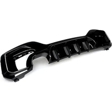 Load image into Gallery viewer, Rear Diffuser Compatibility with 2015-2019 1 Series F20 F21 M Sport Rear Bumper Chin Diffuser Lip - installed fitment view