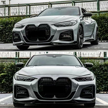 Load image into Gallery viewer, Front Lip Compatibility with 2020-2022 4 Series G22 G23 420i 430i M Sport AC Style Front Bumper - installed fitment view
