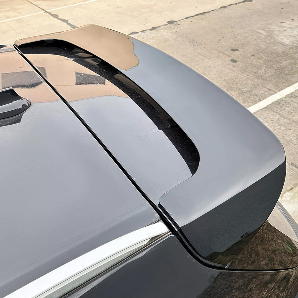 Rear Roof Spoiler Compatibility with 2019-2023 X5 G05 M Sport Rear Trunk Spliter Wing Lid Gloss - installed fitment view