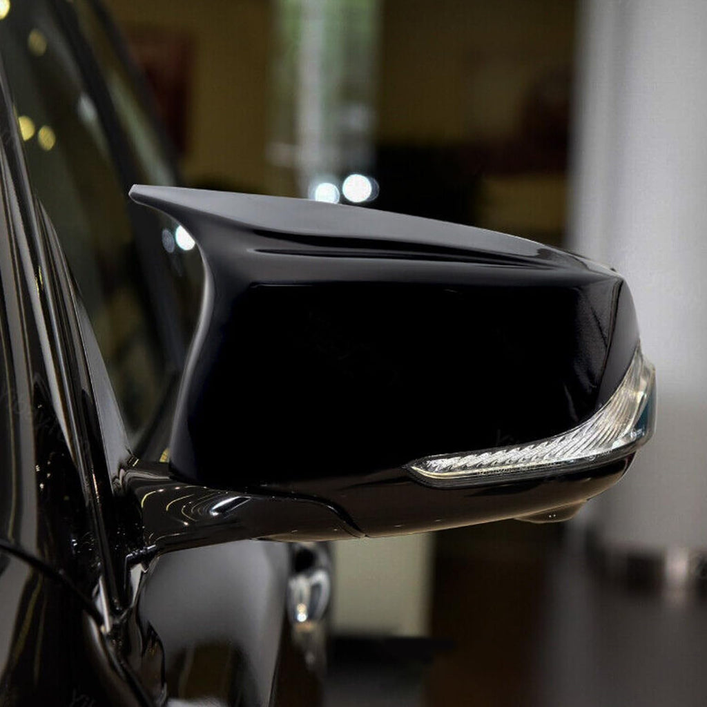 Door Mirror Covers Compatibility With 2014-2020 Q50 2015-2020 Q60 Q70 QX30 QX50 Rearview Side Left - installed fitment view
