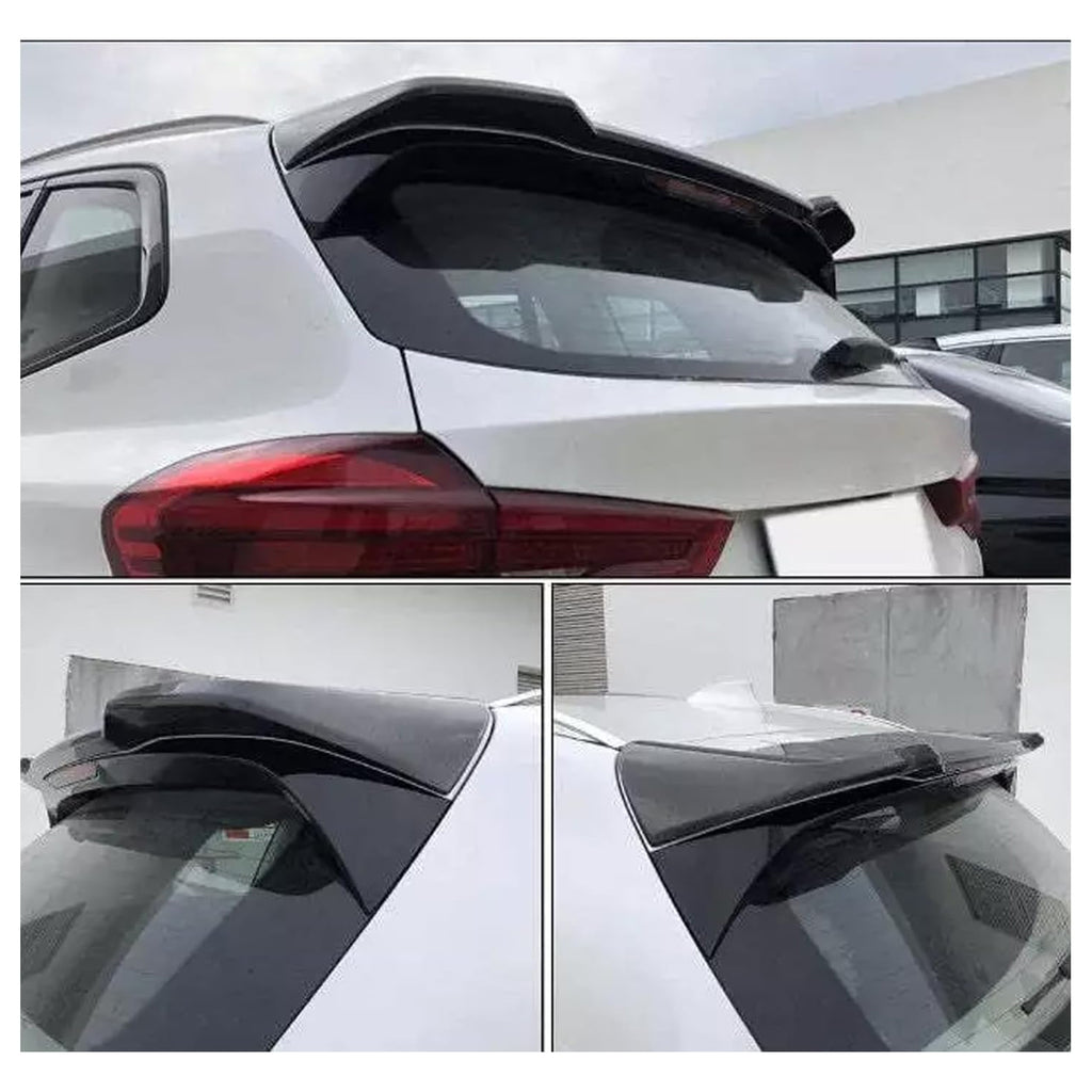 Rear Roof Spoiler Compatibility with 2011-2017 X3 F25 X3M Style Rear Trunk Roof Spoiler Lip Wing - installed fitment view