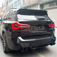 Load image into Gallery viewer, Rear Diffuser Lip Compatibility with 2017-2020 X3 G01 M Sport Rear Bumper Chin Lip Kit Spoiler - installed fitment view