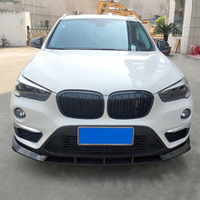 Load image into Gallery viewer, 2016-2021 X1 F48 F49 Base Model Front Bumper Chin Diffuser Lip Air Dam Splitter Spoiler (Carbon - installed fitment view