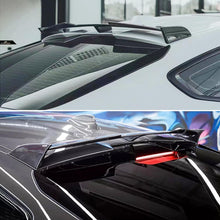 Load image into Gallery viewer, Rear Roof Spoiler Compatibility with 2020-2024 X6 G06 M Sport Rear Trunk Spliter Wing Lid (Carbon - installed fitment view