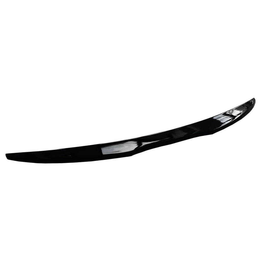 Rear Spoiler Compatibility with 2016-2024 Malibu Rear Highkick Trunk Wing Lid Trim Spliter Gloss - installed fitment view