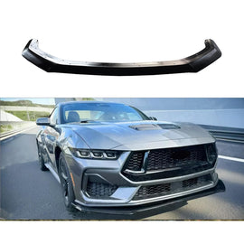 Front Lip Compatibility with 2024 2025 Mustang Front Bumper Lower Diffuser Chin Lip Protection Trim - main product view