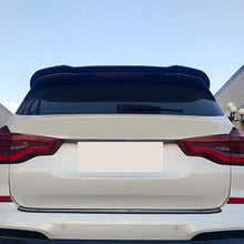 Load image into Gallery viewer, Rear Roof Spoiler Compatibility with 2018-2023 X3 G01 Rear Trunk Spliter Wing Lip (Carbon Fiber - installed fitment view