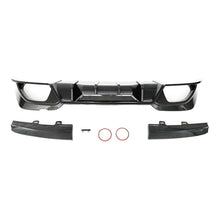 Load image into Gallery viewer, Rear Diffuser Lip Compatibility with 2019-2022 3 Series G20 330i M340i Sport Rear Bumper Diffuser - installed fitment view