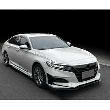Load image into Gallery viewer, Compatibility with 2018-2020 Accord Side Skirts Exterior Door Panel Trim Body Kits ABS White - installed fitment view
