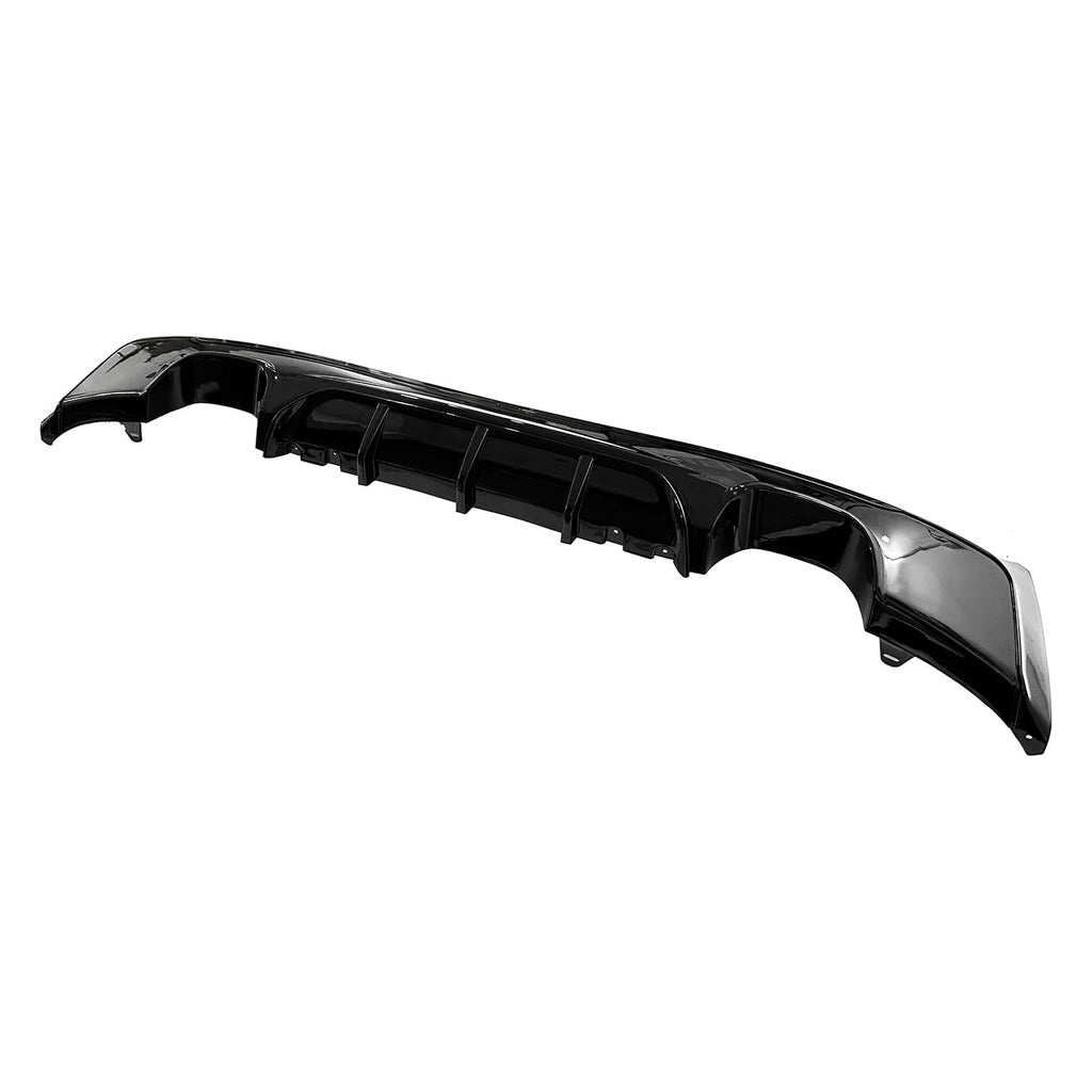 Rear Diffuser Compatibility with 2014-2020 2 Series F22 F23 M Sport Rear Bumper Lip Diffuser Lower - installed fitment view