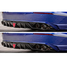 Load image into Gallery viewer, Rear Lip Compatibility with 2018-2022 Accord 10th Rear Bumper Diffuser Lip with W LED Brake Light + - side angle view