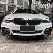 Load image into Gallery viewer, Front Lip Compatibility with 2017-2020 5 Series G30 G31 M Sport Front Bumper Diffuser Chin Lip - side angle view