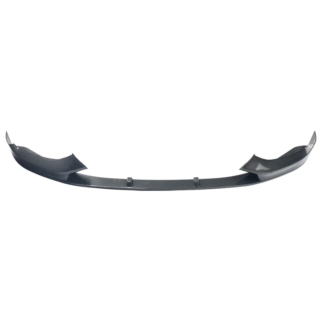 2015-2019 1 Series F20 F21 M Sport MP Styel Front Bumper Chin Lip Splitter Spoiler Kit (Carbon Fiber) - side angle view