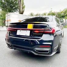 Load image into Gallery viewer, Rear Diffuser Compatibility with 2019-2022 7 Series G11 G12 M Sport Rear Bumper Chin Diffuser Kit - side angle view