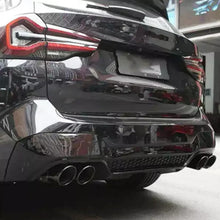 Load image into Gallery viewer, Rear Diffuser Lip Compatibility with 2017-2020 X3 G01 M Sport Rear Bumper Chin Lip Kit Spoiler - side angle view