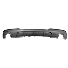 Load image into Gallery viewer, Rear Diffuser Compatibility with 2011-2016 5 Series F10 535i M Sport MP Style Rear Bumper Chin Lip - side angle view