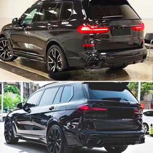 Load image into Gallery viewer, Rear Diffuser Compatibility with 2019-2023 X7 G07 M Sport Rear Bumper Chin Diffuser Lip Kit Spoiler - side angle view