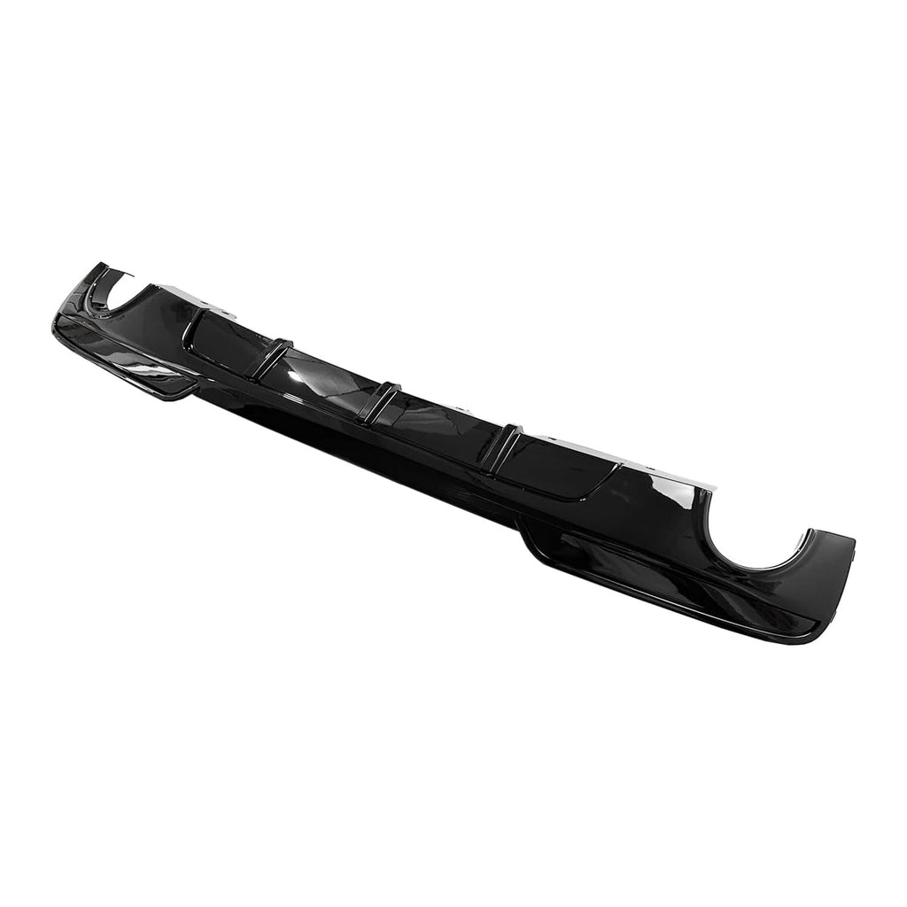 Rear Diffuser Compatibility with 2011-2016 5 Series F10 535i M Sport MP Style Rear Bumper Chin Lip - side angle view