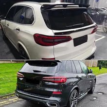 Load image into Gallery viewer, 2019-2023 X5 G05 M Sport Tailgate mid Spoiler Wing Compatibility Tail Mid Rear Middle Spoiler Boot - side angle view