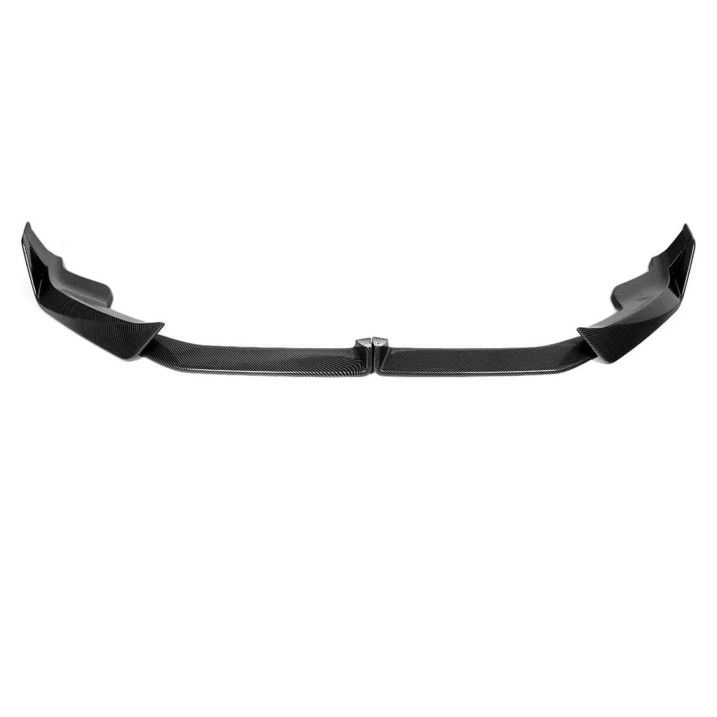 2022-2024 X1 U11 M Sport MP Style Front Bumper Chin Diffuser Lip Air Dam Splitter Spoiler (Carbon - side angle view