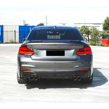 Load image into Gallery viewer, Rear Diffuser Compatibility with 2014-2020 2 Series F22 F23 M Sport Rear Bumper Lip Diffuser Lower - side angle view