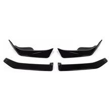 Load image into Gallery viewer, 2022-2024 X1 U11 M Sport MP Style Front Bumper Chin Diffuser Lip Air Dam Splitter Spoiler (Gloss Black) - side angle view