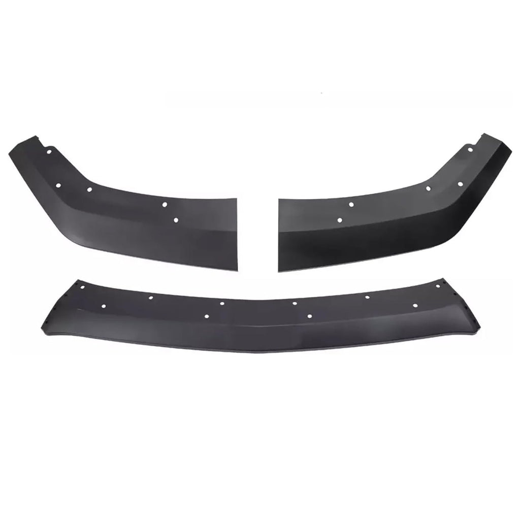 Front Lip Compatibility with 2024 2025 Mustang Front Bumper Lower Diffuser Chin Lip Protection Trim - side angle view