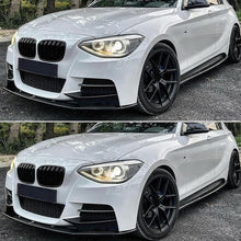 Load image into Gallery viewer, Front Lip Compatibility with 2011-2015 1 Series F20 F21 M Sport Front Bumper Chin Lip Splitter - side angle view