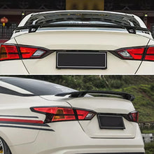 Load image into Gallery viewer, Spoiler Compatibility with 2019-2022 Altima Yofer Style Rear Trunk Wing Lid Spliter Gloss Black - installed fitment view