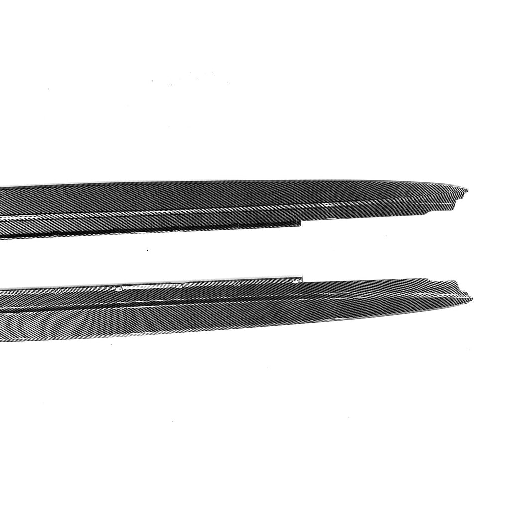 Side Skirts Compatibility with 2017-2022 5 Series G30 G31 F90 M5 Rocker Panel Line Door Extension - side angle view