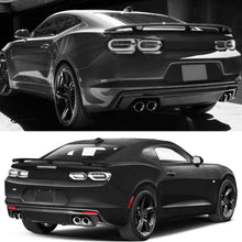 Load image into Gallery viewer, Spoiler Compatibility with 2016-2023 Camaro LS LT1 LT SS RS ZL1 Style Rear High Wing Trunk Lid Carbon Fiber - side angle view