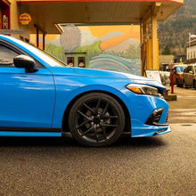 Load image into Gallery viewer, Front Lip Compatibility with 2022-2024 Civic Yofer Style Front Bumper Chin Lip Splitter Spoiler Kit - included parts view