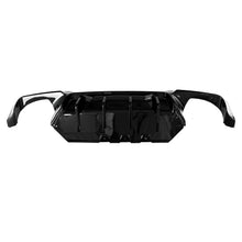 Load image into Gallery viewer, Rear Diffuser Compatibility with 2011-2016 5 Series F10 M5 M Sport Rear Bumper Chin Lip Quad - side angle view