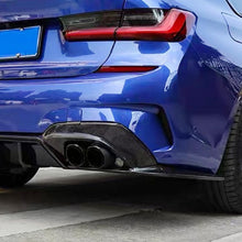 Load image into Gallery viewer, Rear Diffuser Lip Compatibility with 2019-2022 3 Series G20 330i M340i Sport Rear Bumper Diffuser - side angle view