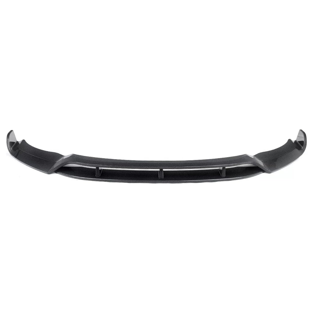 2014-2017 X3 F25 X4 F26 M Sport Front Chin Diffuser Lip Air Dam Splitter Spoiler (Carbon Fiber Style) - side angle view