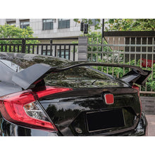 Load image into Gallery viewer, Rear Spoiler Compatibility with Civic 10th Gen 2016-2021 Rear Trunk Lid Spoiler Wing JDM Type-R - side angle view