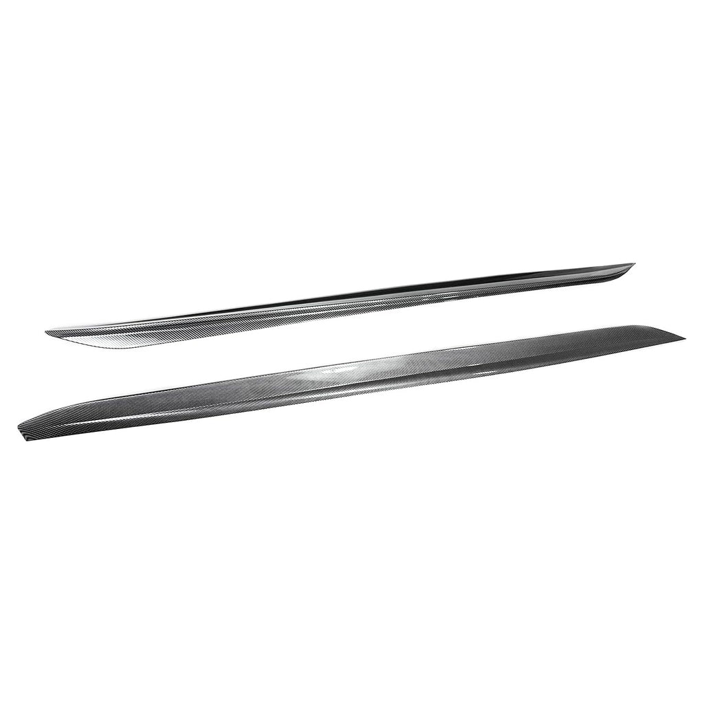 Side Skirts Compatibility with 2019-2022 3 Series G20 G28 M Sport Rocker Panel Line Door Extension - side angle view