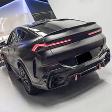 Load image into Gallery viewer, Spoiler Compatibility with 2020-2023 X6 G06 M Sport Rear Trunk Spoiler Wing Lid Splitter Bodykit - side angle view
