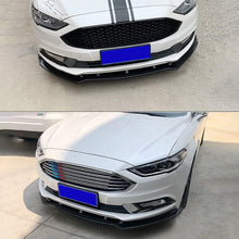 Load image into Gallery viewer, Front Lip Compatibility with Fusion Mondeo 2019-2020 Front Bumper Lip Splitter Spoiler Bodykit Gloss Black - side angle view