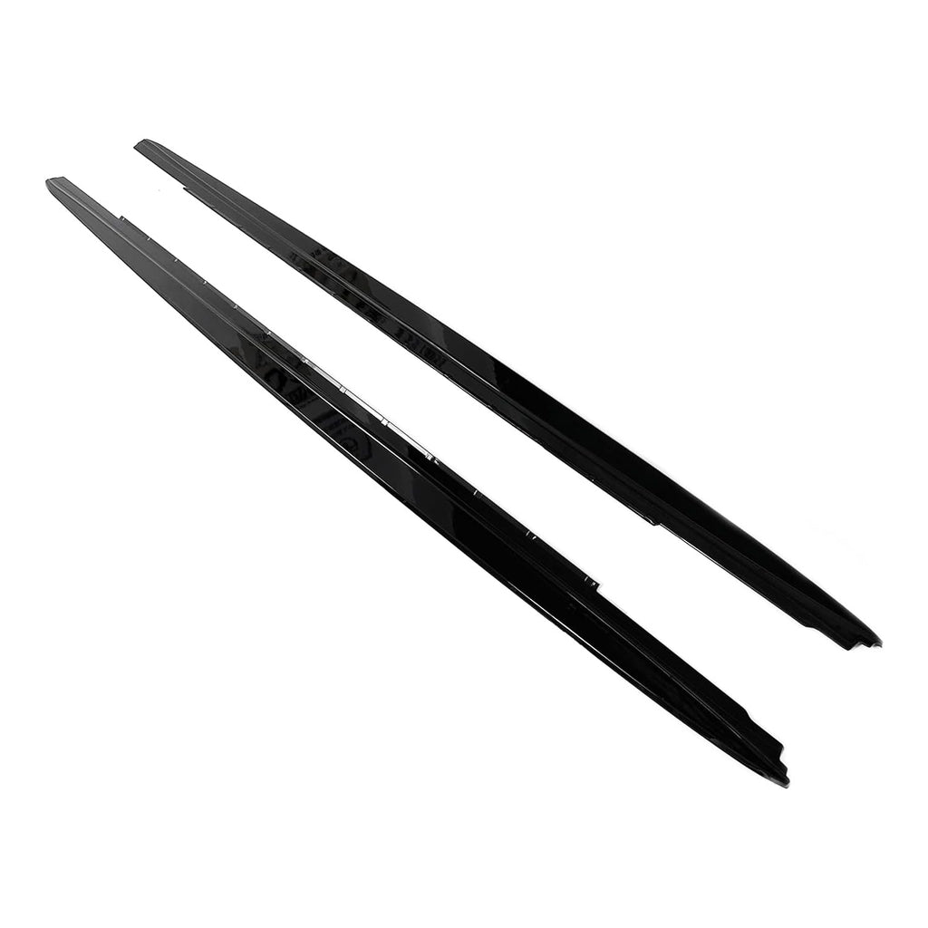 Side Skirts Compatibility with 2017-2022 5 Series G30 G31 F90 M5 Rocker Panel Line Door Extension - side angle view