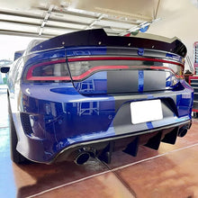 Load image into Gallery viewer, Rear Diffuser Compatibility with 2015-2024 Charger SRT Non-Widebody Models Rear Bumper Chin - side angle view