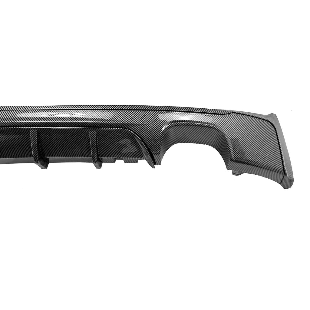 Rear Diffuser Compatibility with 2014-2020 2 Series F22 F23 M Sport Rear Bumper Lip Diffuser Lower - side angle view