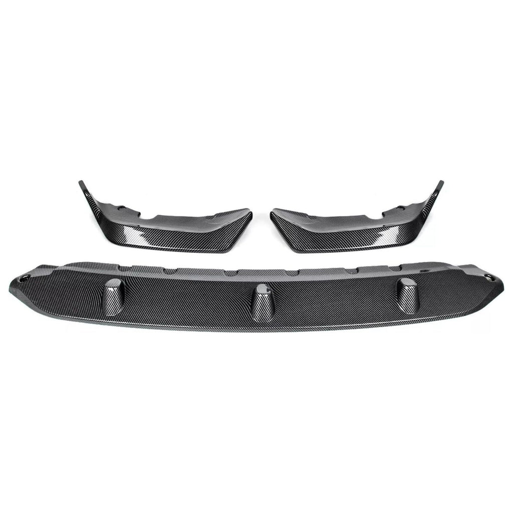 Front Lip Compatibility with 2019-2022 X7 G07 M Sport Front Lower Bumper Valance Chin Lip Splitter - included parts view