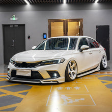 Load image into Gallery viewer, Front Lip Compatibility with 2022-2024 Civic Yofer Style Front Bumper Chin Lip Splitter Spoiler Kit - included parts view