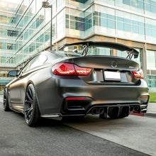 Load image into Gallery viewer, Compatibility with 2014-2020 BMW F80 M3 Sedan F82 F83 M4 with M Sport Rear Bumper Diffuser Lip V - included parts view
